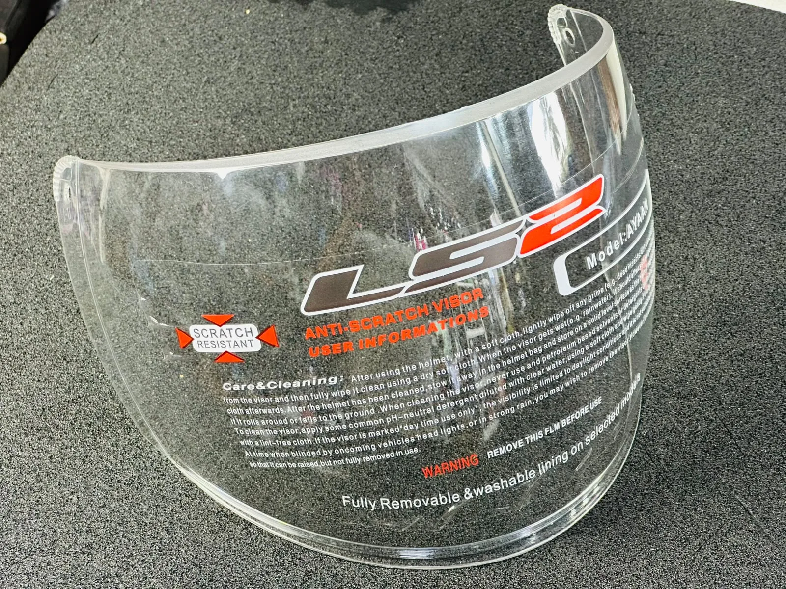 Normal Helmet Visor - Clear