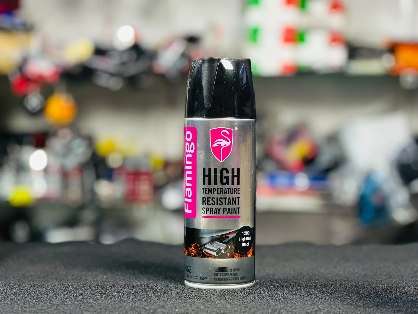 Flemingo Black High Temperature Spray Paint